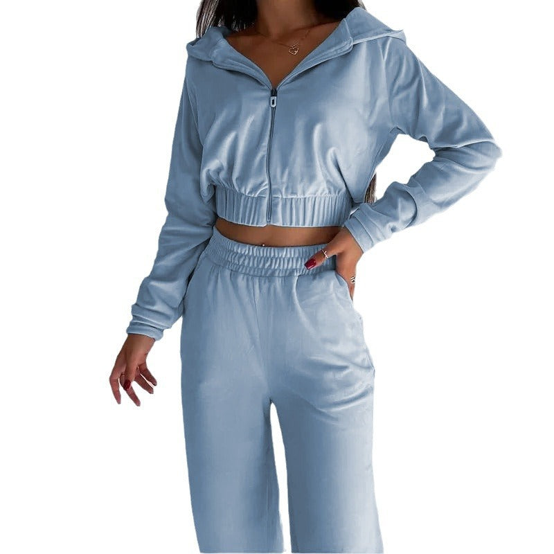 Chic Sophie Laurie Two-Piece Sweatshirt Lounge Set