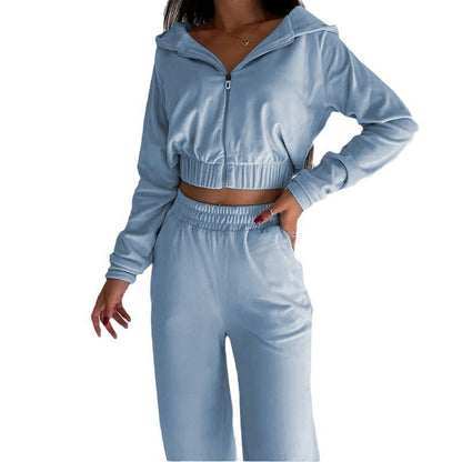 Chic Sophie Laurie Two-Piece Sweatshirt Lounge Set