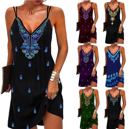 Boho V Neck Dress Sophie Laurie Summer Collection