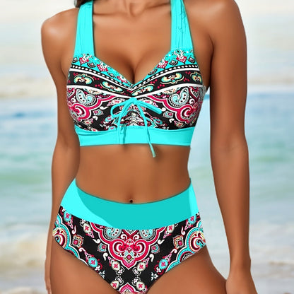 Vibrant High Waist Bikini by Sophie Laurie