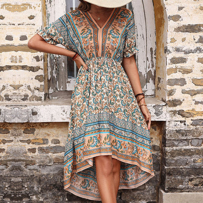 Vintage Floral Print Dress Sophie Laurie Summer